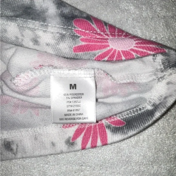 Kikit Flower Tie Dye Hippie BOHO Long Sleeve Crewneck Sweatshirt - Picture 4 of 6